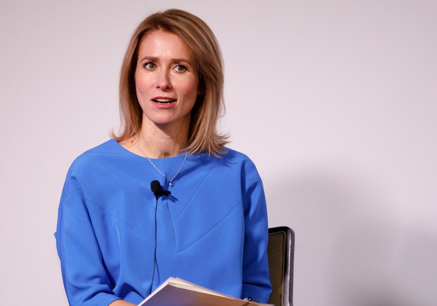 Perdana Menteri Estonia Kaja Kallas yang menawan. (Foto: afp)