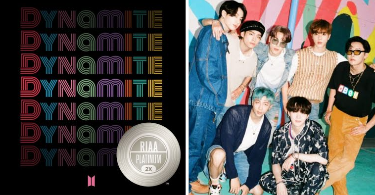 BTS raih sertifikasi Double Platinum Amerika Serikat perdana berkat lagu Dynamite. (Foto: Istimewa)