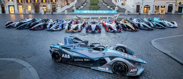 Ilustrasi Formula E. (Foto: Twitter)