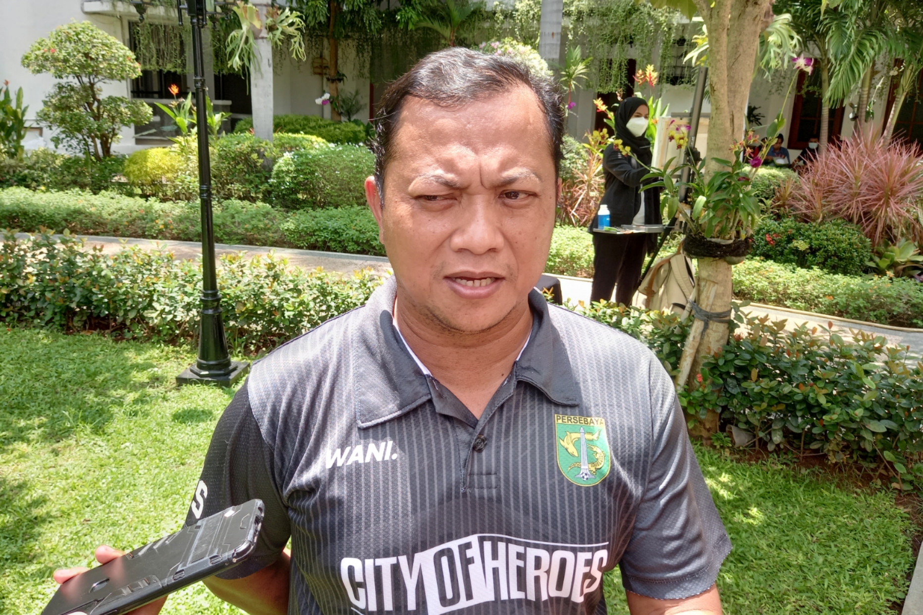 Sekretaris Persebaya, Ram Surahman. (Foto: Fariz Yarbo/Ngopibareng.id)