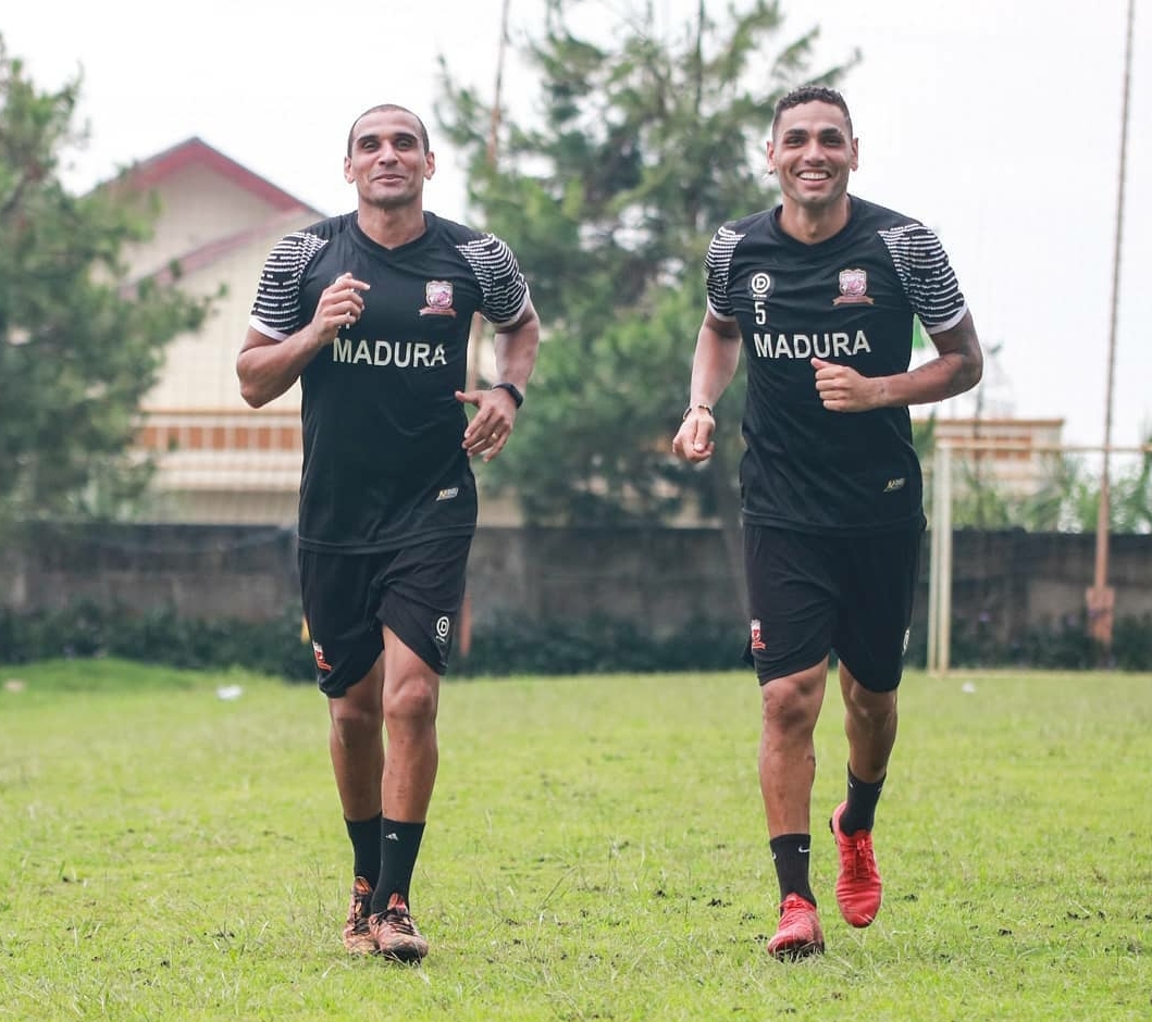 Suasana latihan Madura United. (Foto: Madura United)