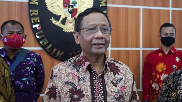 Menko Polhukam Mahfud MD saat memberikan keterangan dalam sebuah kesempatan. (Foto: Tangkapan layar YouTube Kemenko Polhukam RI)