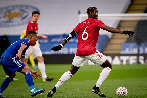 Leicester City menghajar Manchester United dengan skor 3-1 di perempat final di Stadion King Power, Senin 22 Maret 2021 dini hari WIB. Leicester City melaju ke Semifinal Piala FA 2020-2021. (Foto: Twitter)