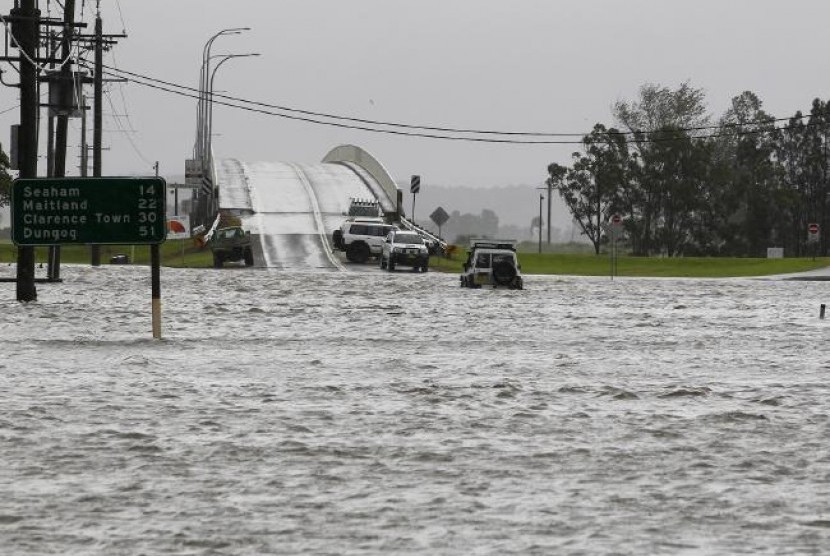 Kondisi para di barat laut Sydney, warga diminta meninggalkan rumah sejak Sabtu. (Foto: abc-news) 