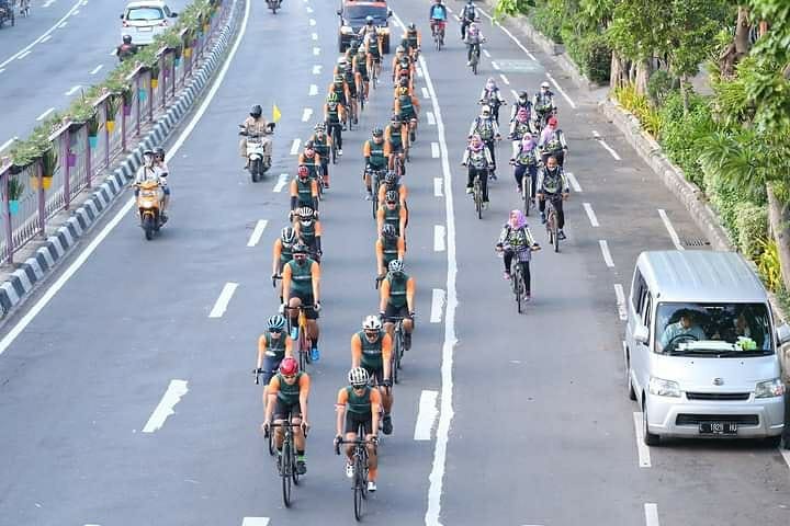 FreedomCC launching jersey dibagi menjadi empat rute di Surabaya Raya.