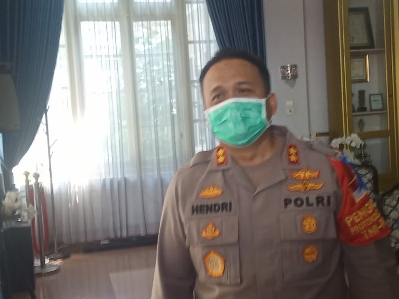 Kapolres Malang, AKBP Hendri Umar saat berada di Pendopo Pringgitan Bupati Malang (Foto: Lalu Theo/Ngopibareng.id)