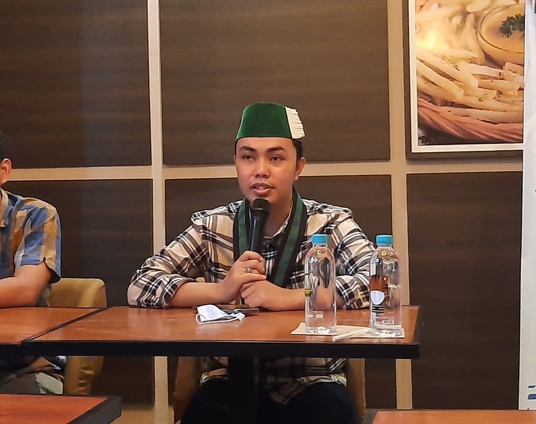 Ketua baru PB HMI Raihan Ariatama. (Foto: Alief Sambogo/Ngopibareng.id)