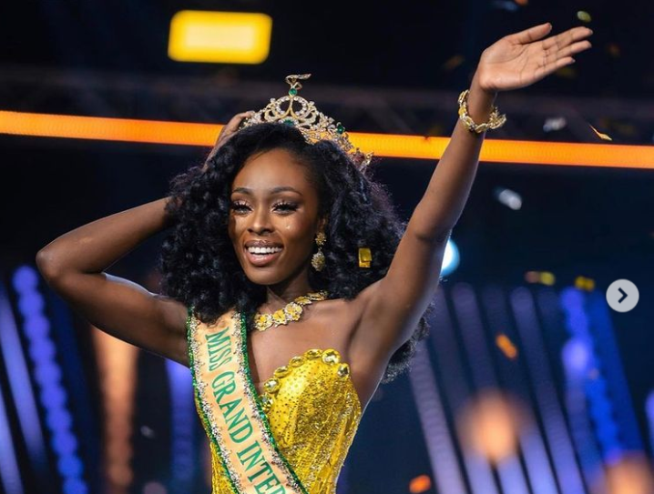 Abena Appiah, pemenang ajang Miss Grand International 2021. (Foto: Tangkapan layar Instagram)