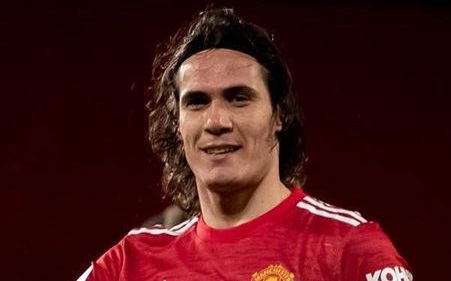 Edinson Cavani dikabarkan akan tinggalkan Manchester United di akhir musim ini. (Foto: Twitter/@