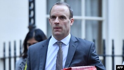 Menteri Luar Negeri Inggris Dominic Raab. (Foto: afp)