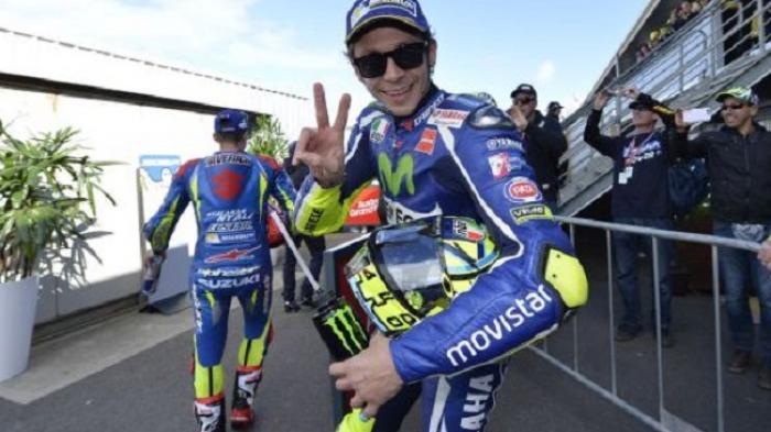 Valentino Rossi pebalab Movistar Yamaha.