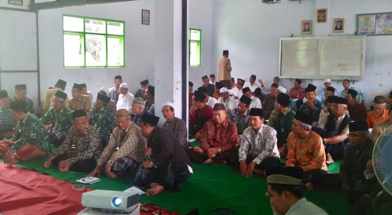 PERSIAPAN: PCNU Blitar gelar pertemuan  untuk persiapan mengikuti Istighotsah Kubro PWNU.