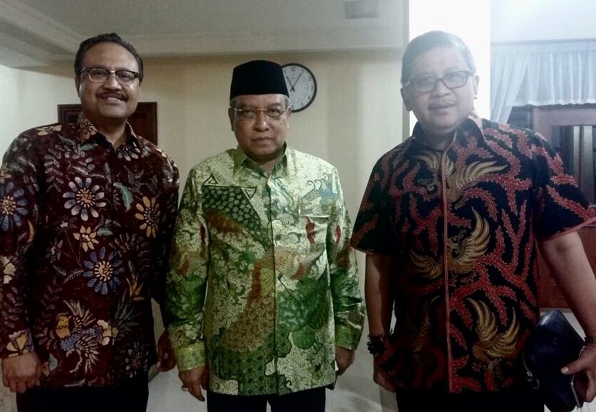 Saifullah Yusuf, KH Said Aqil Siradj, dan Hasto Kristiyanto