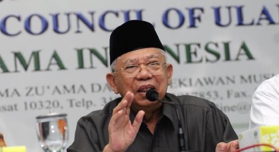 Ketua Umum Majelis Ulama Indonesia (MUI) Ma’ruf Amin.