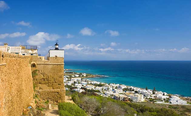 Pemandangan indah di kota Hammamet, Tunisia. (foto: afp)