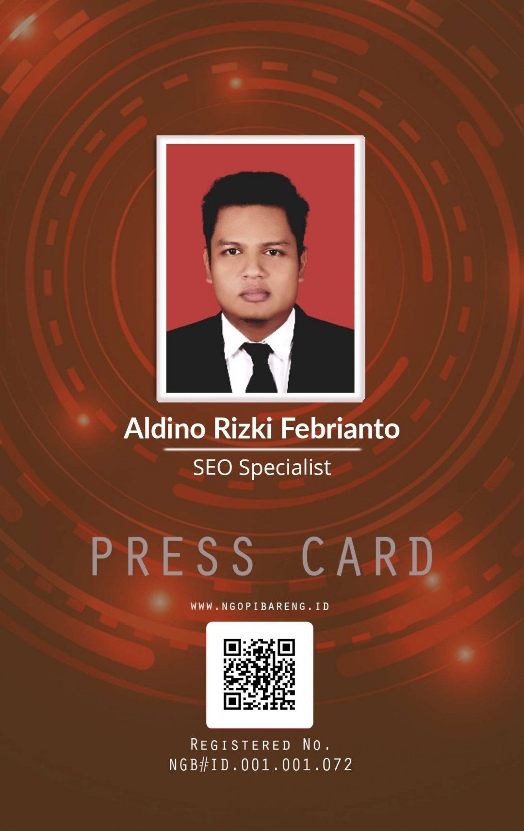 Kartu Pers Aldino Rizki