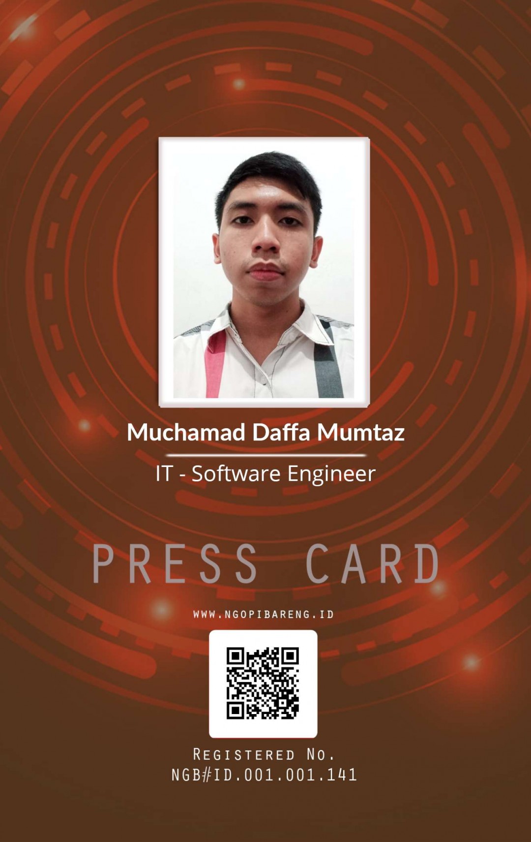 Kartu Pers Daffa Mumtaz