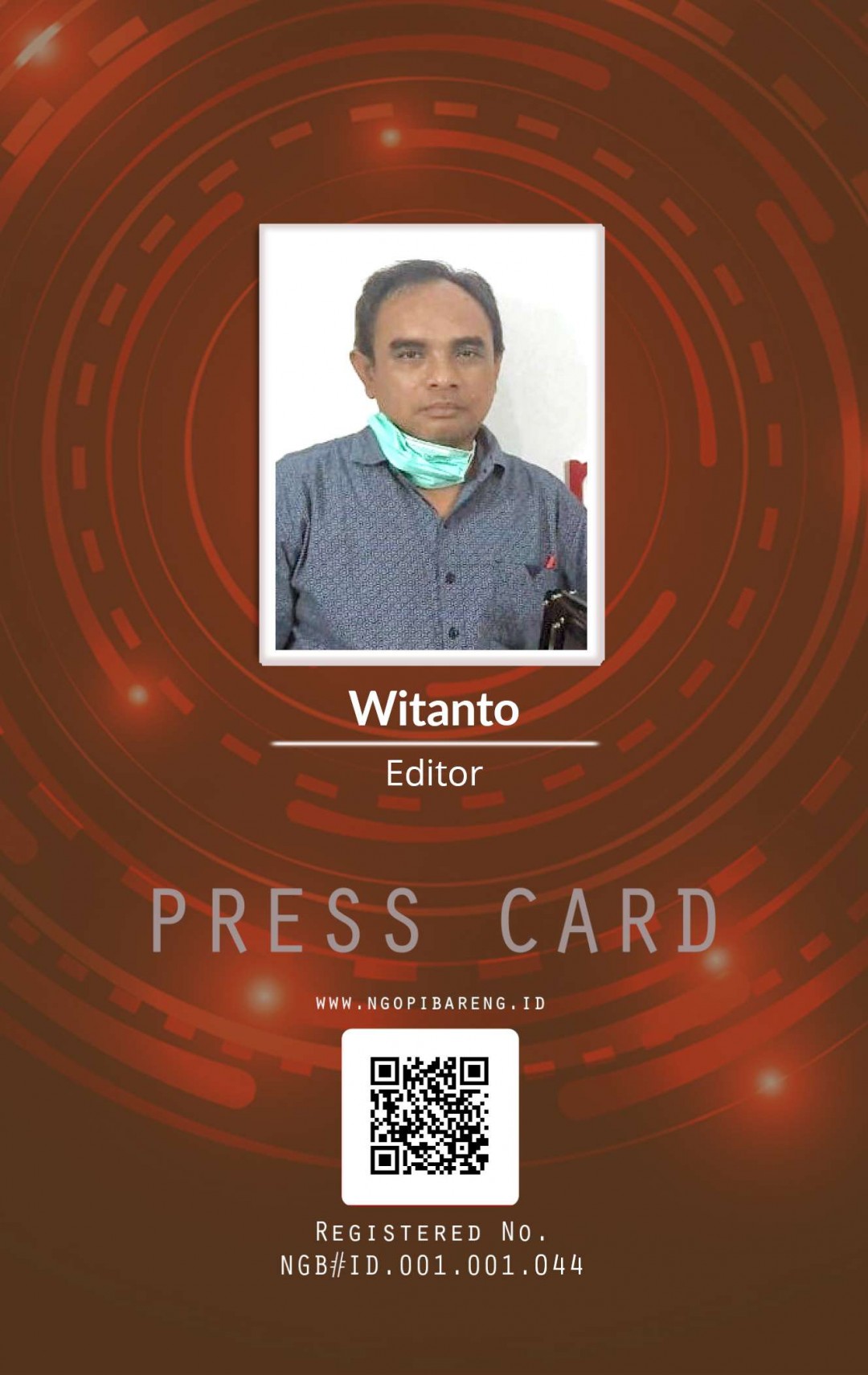 Kartu Pers Witanto