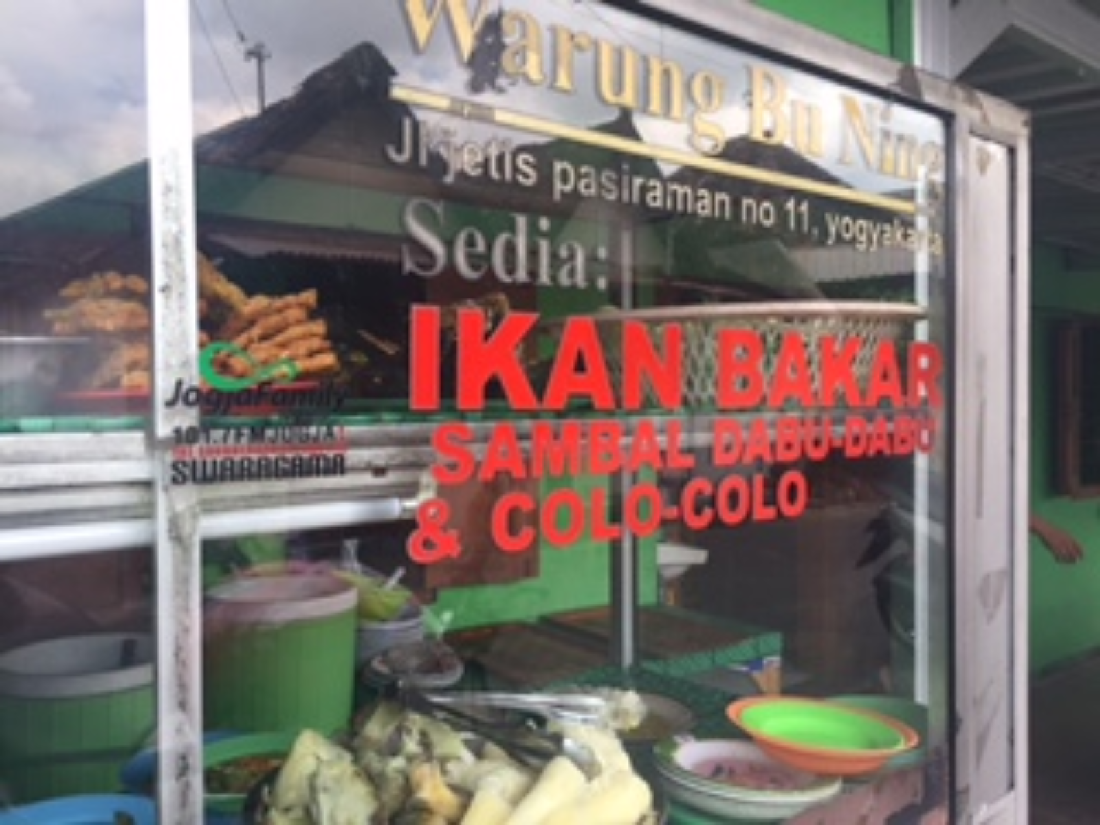 Ikan Bakar ala Intim di Warung  Bu Ning Kota Gudeg