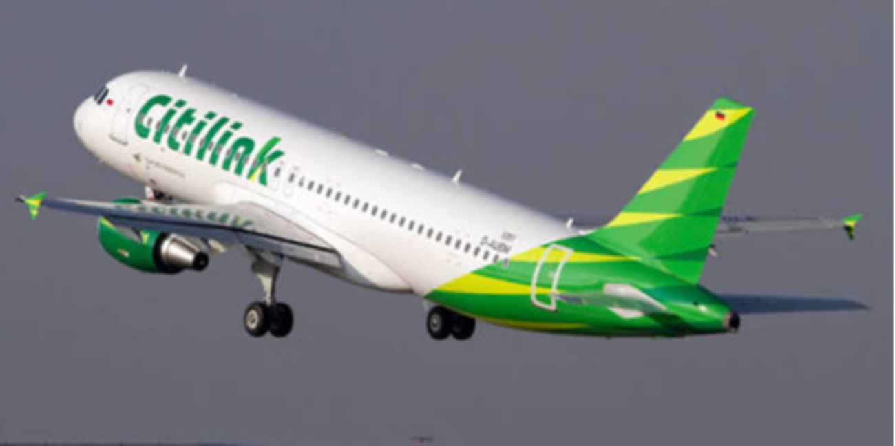 Citilink Angkut 2.008 Turis dari Kota Hantu di China