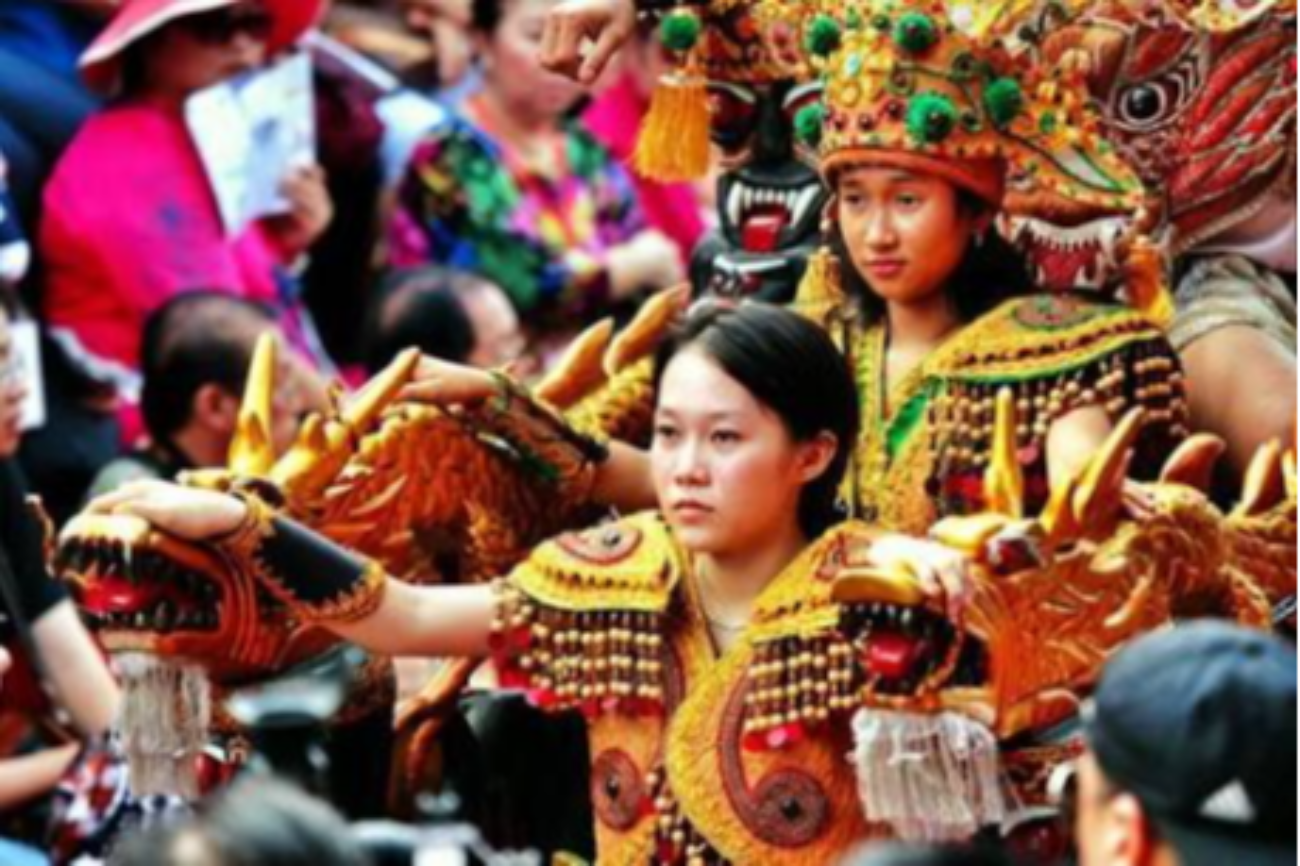 Para amoy bergabung dalam kirab cap go meh yang juga jadi tradisi. foto:google