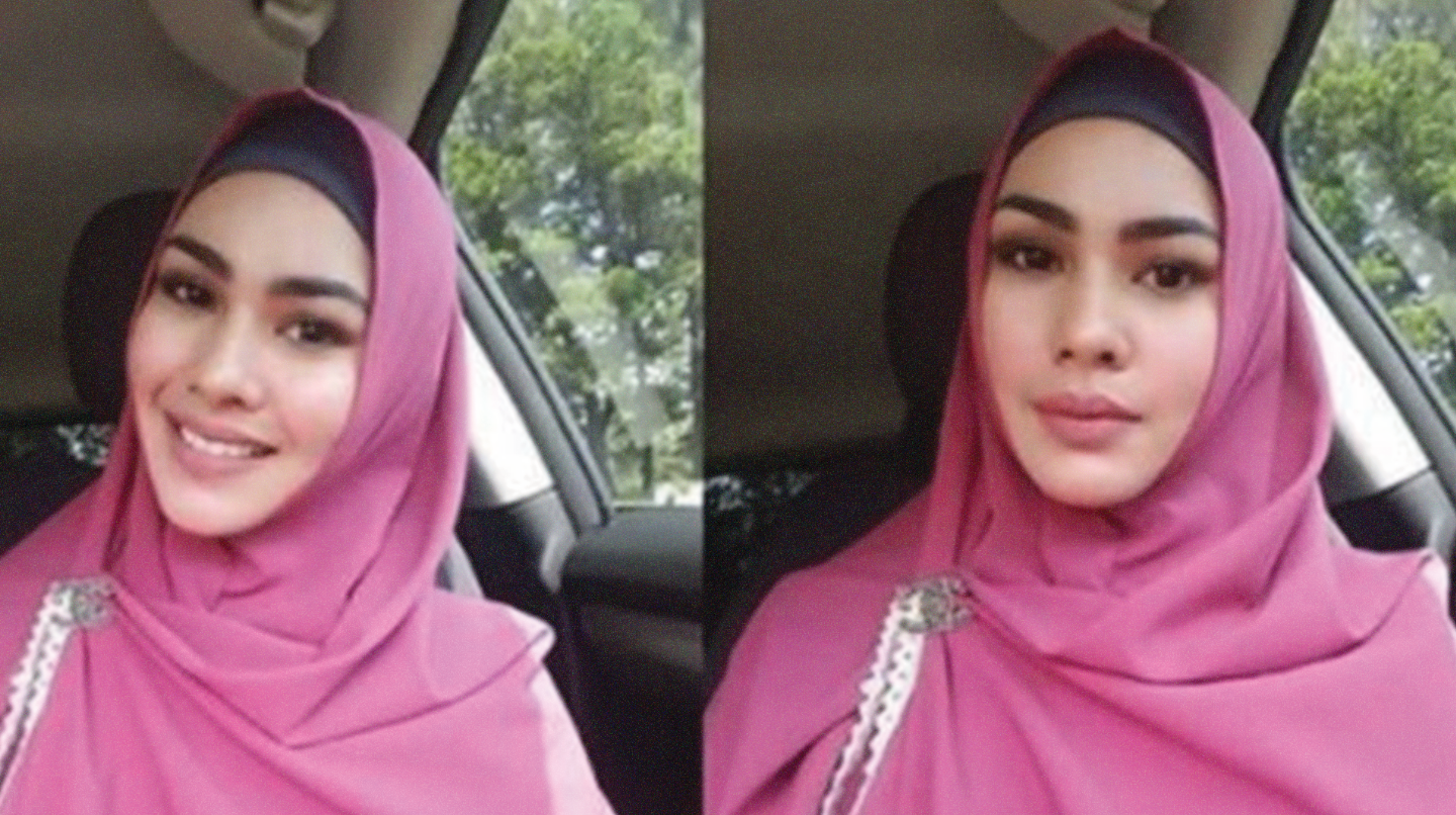 Kartika Putri berhijab.