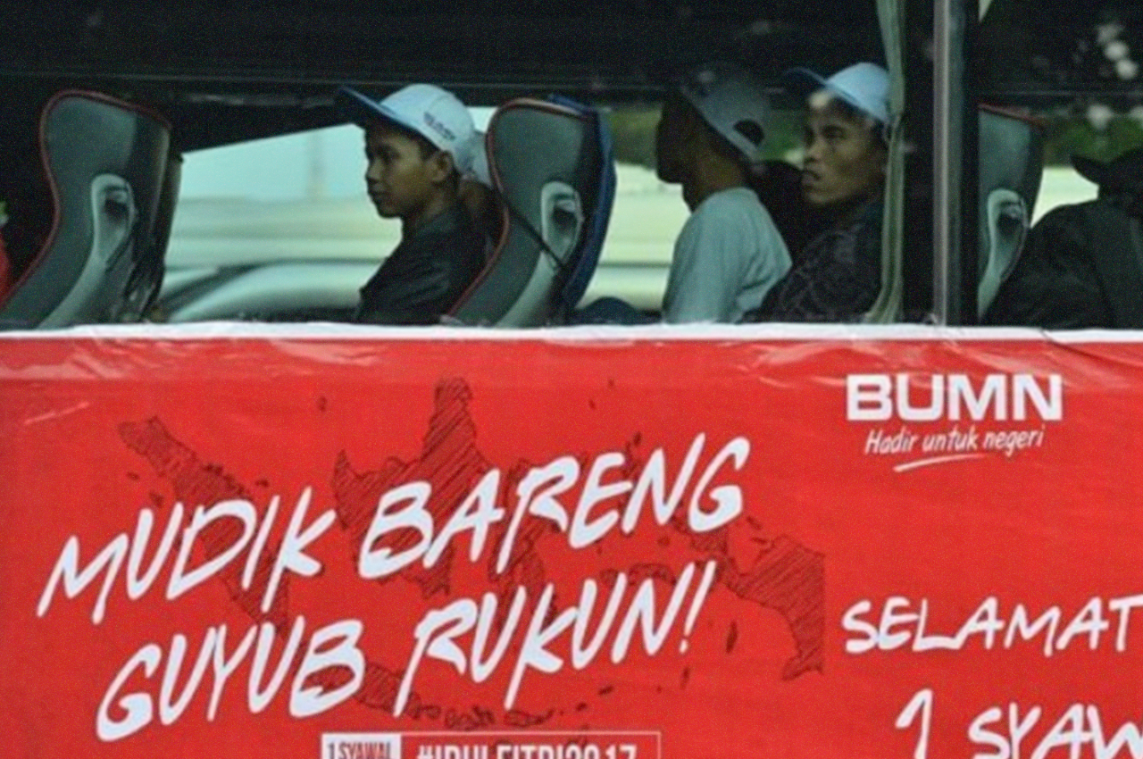 Foto ilustrasi mudik gratis yang diadakan oleh Kementerian BUMN pada 2017 lalu. (Foto: Antara)