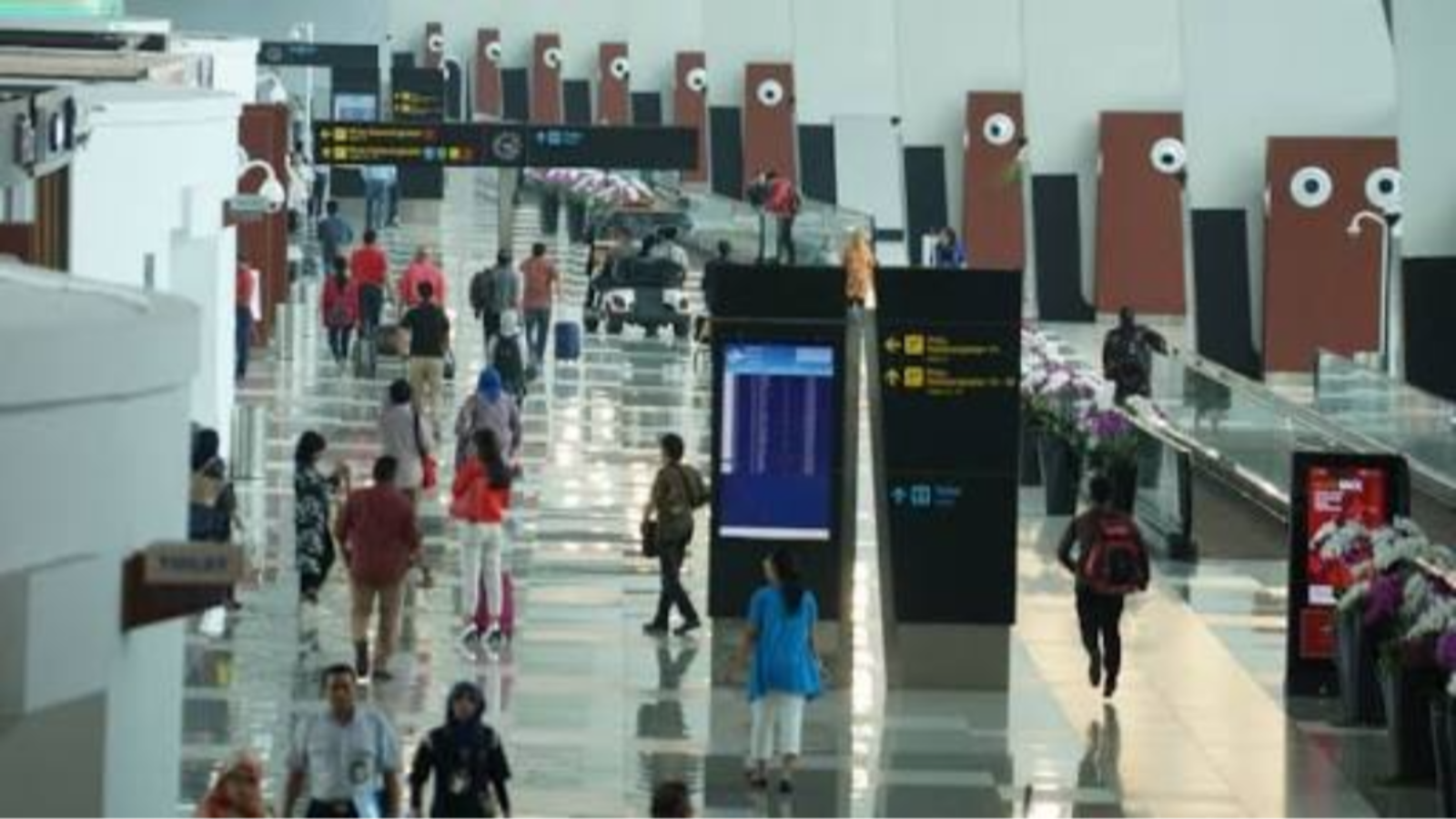 Suasana Bandara Soetta di momen lebaran. foto:istimewa kemenpar