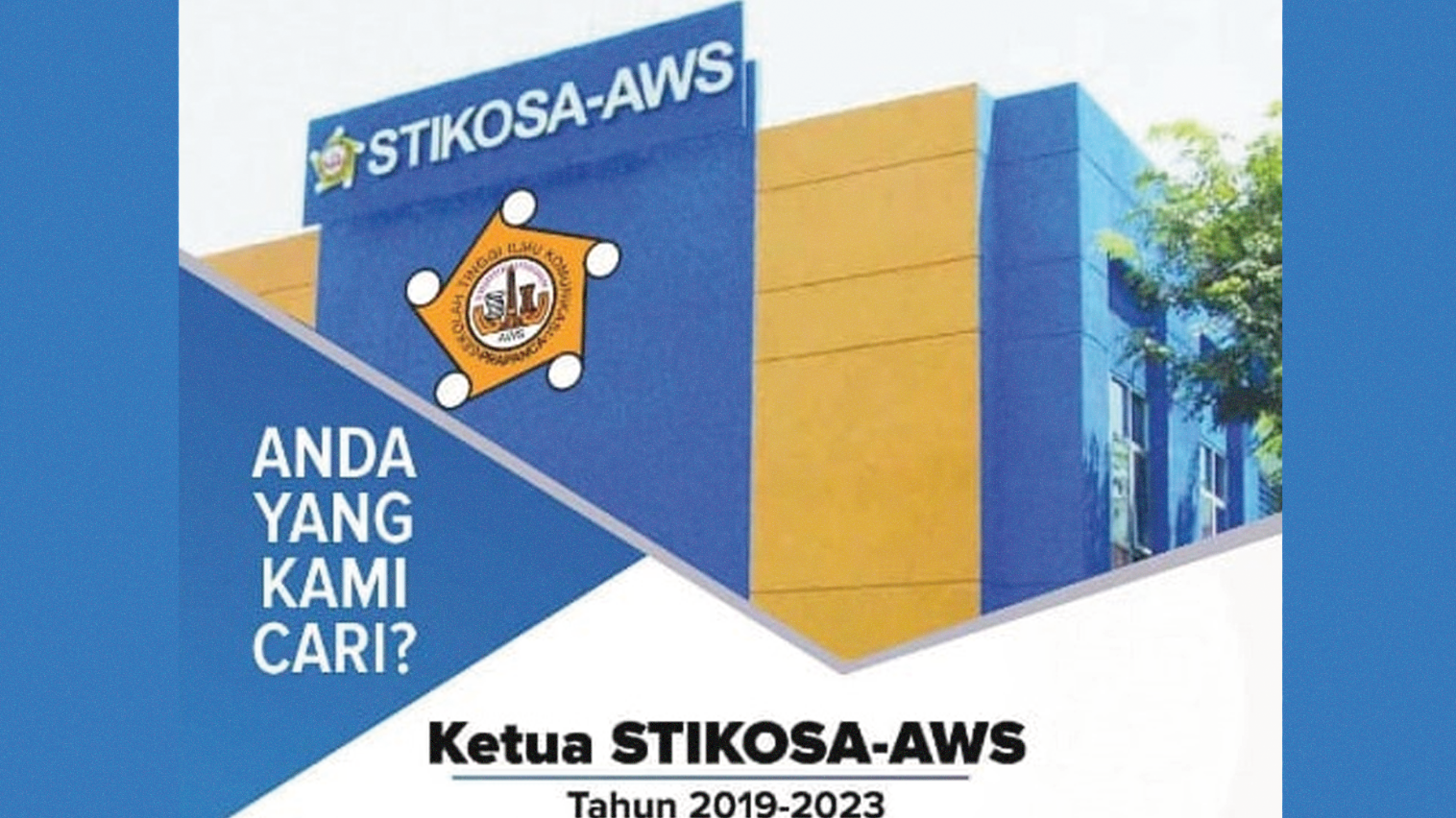 Iklan Lowongan Ketua Stikosa AWS. (Dok. Stikosa-AWS)