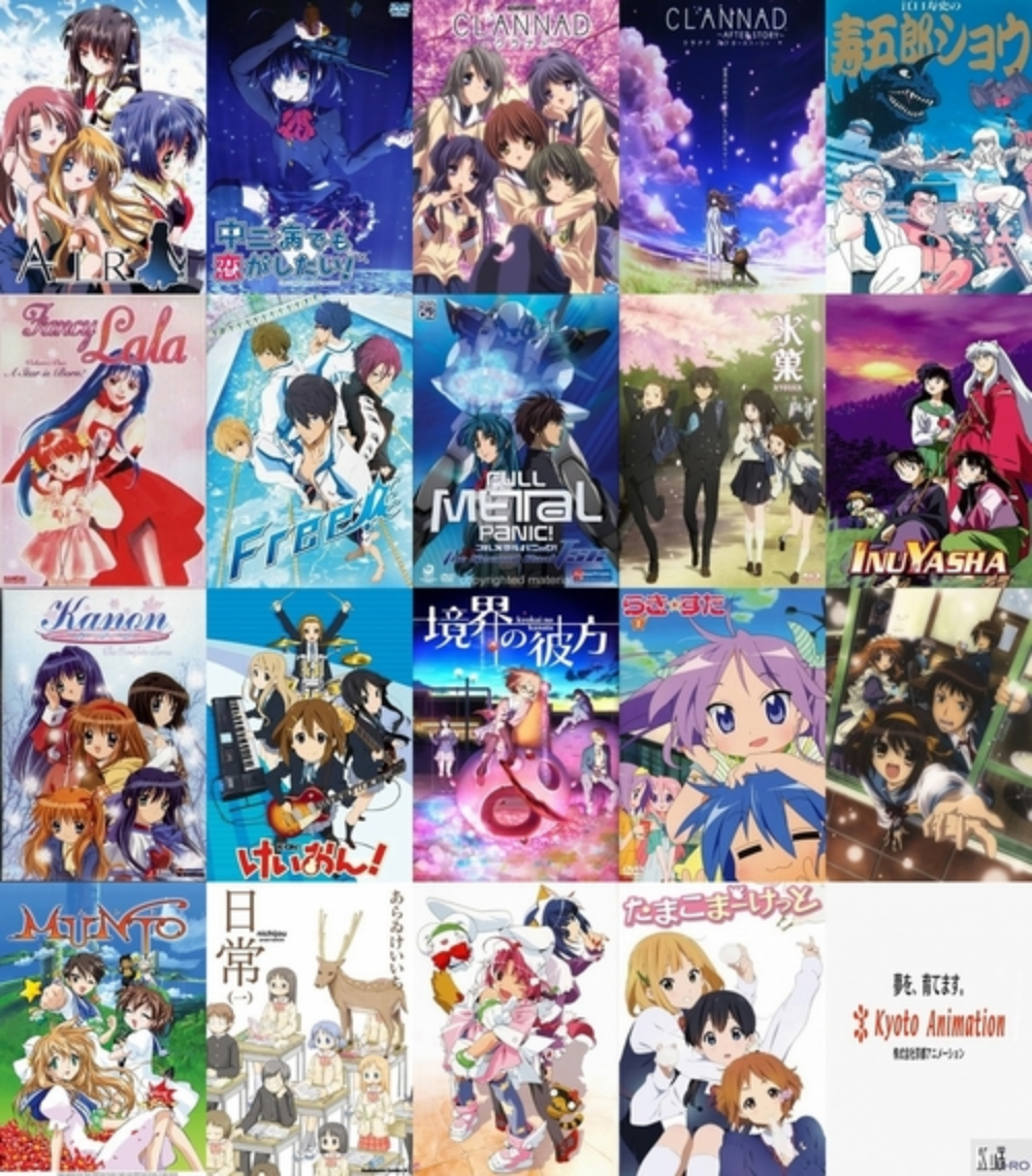 Anime karya Studio Kyoto Animation atau KyoAni, Jepang.