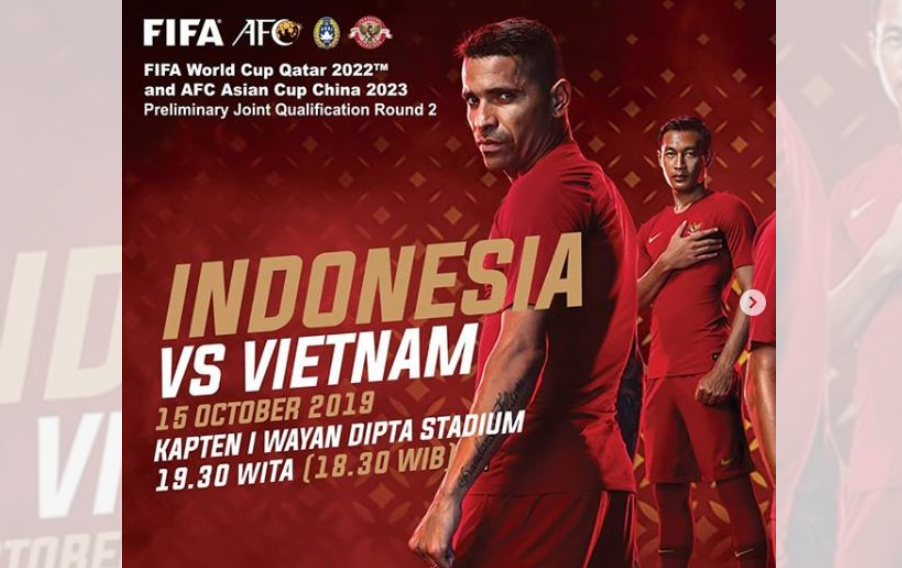 Laga Timnas Indonesia melawan Vietnam. (Foto: Instagram PSSI)