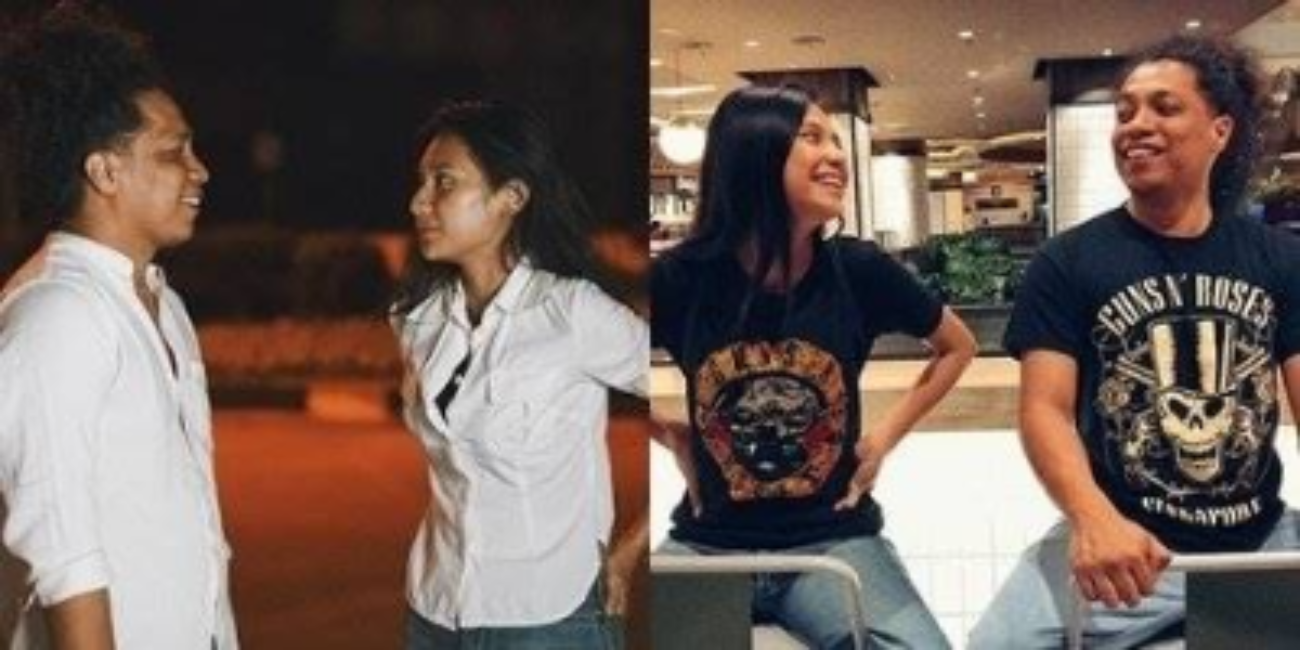 Pasangan komika Arie Kriting dan artis Indah Permatasari. (Foto: Instagram)