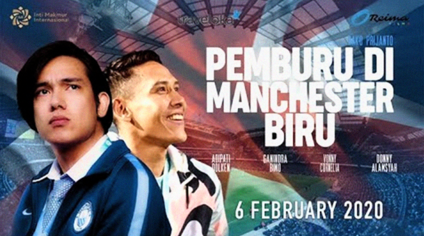 Poster film Pemburu di Manchester Biru. (Foto: Inti Makmur Internasional dan Oreima Films)