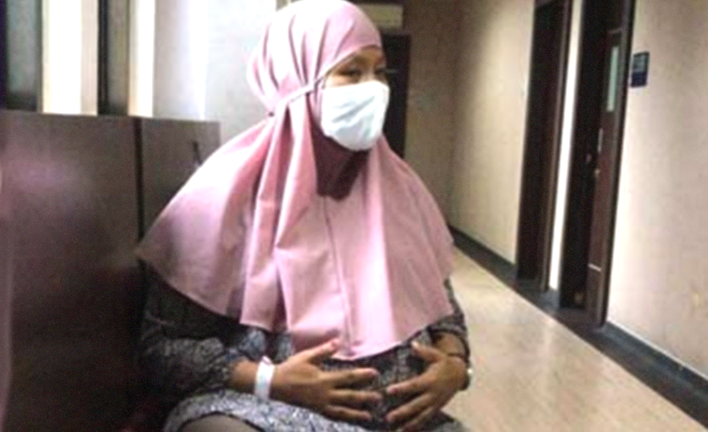 Bayi dalam kandungan Ibu muda Ervina Yana akhirnya meninggal dalam kandungan. (Foto:KaltimTiday)