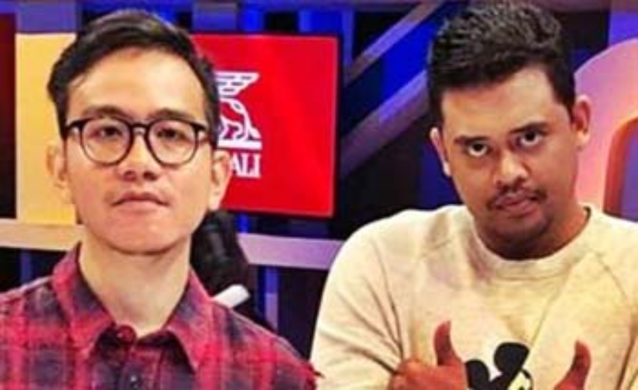 Putra dan menantu Jokowi, Gibran Rakabuming Raka (kiri) dan Bobby Naution. (Foto:IndoPOlitika)