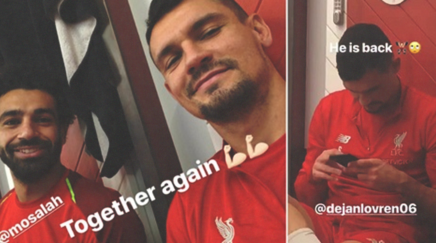 Persahabatan Dejan Lovren dan Mo Salah. (Foto: Instagram @dejanlovren06)