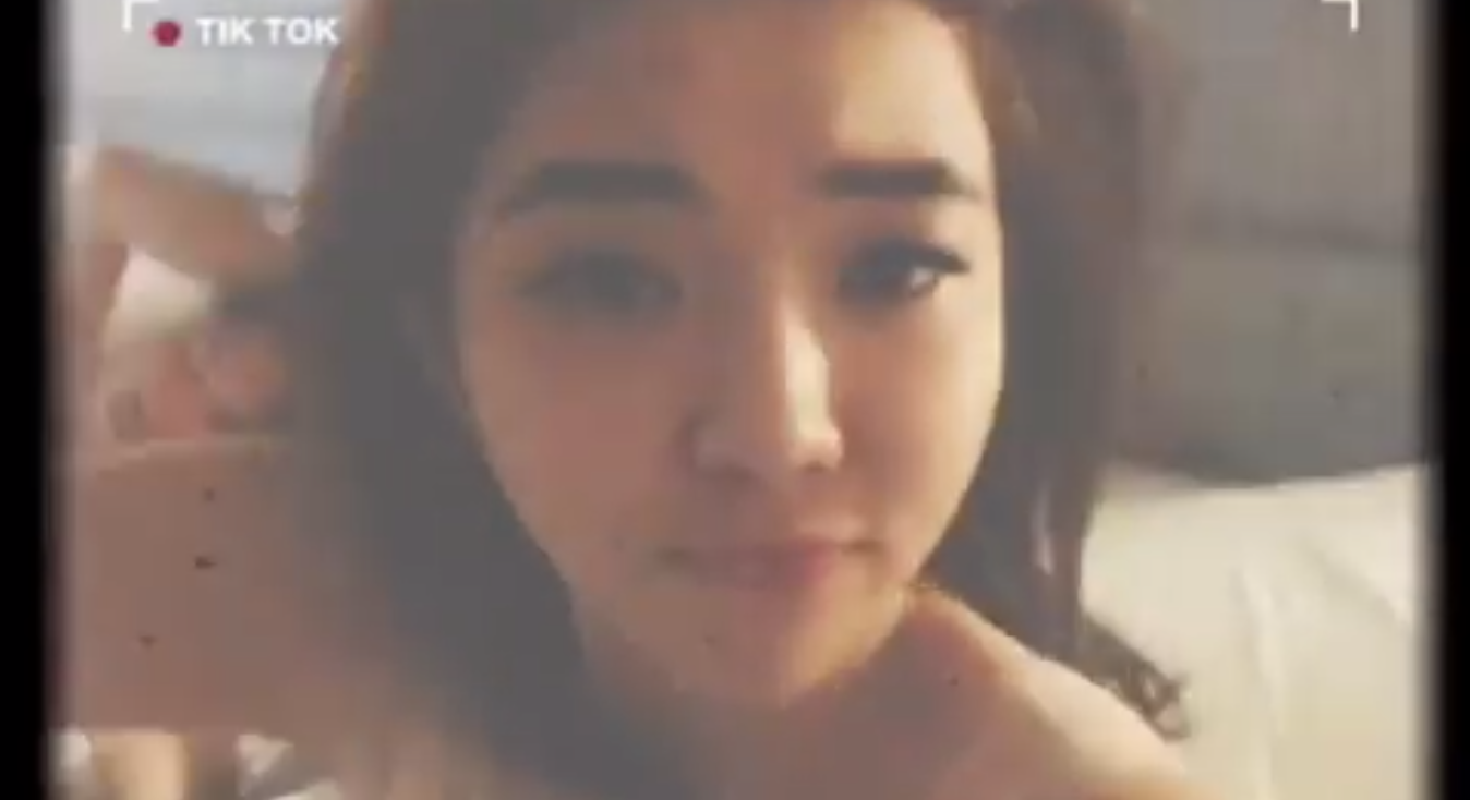 Tangkapan layar Gisella Anastasia di video TikTok 2018. (Foto: Dok. TikTok)