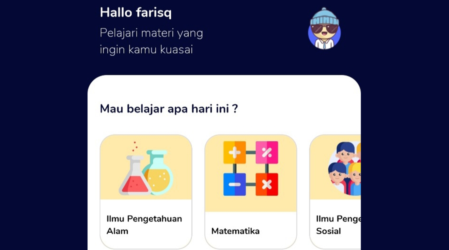 Aplikasi Mahaguru untuk pelajar kurang mampu karya mahasiswa STIKOM. (Foto:istimewa(