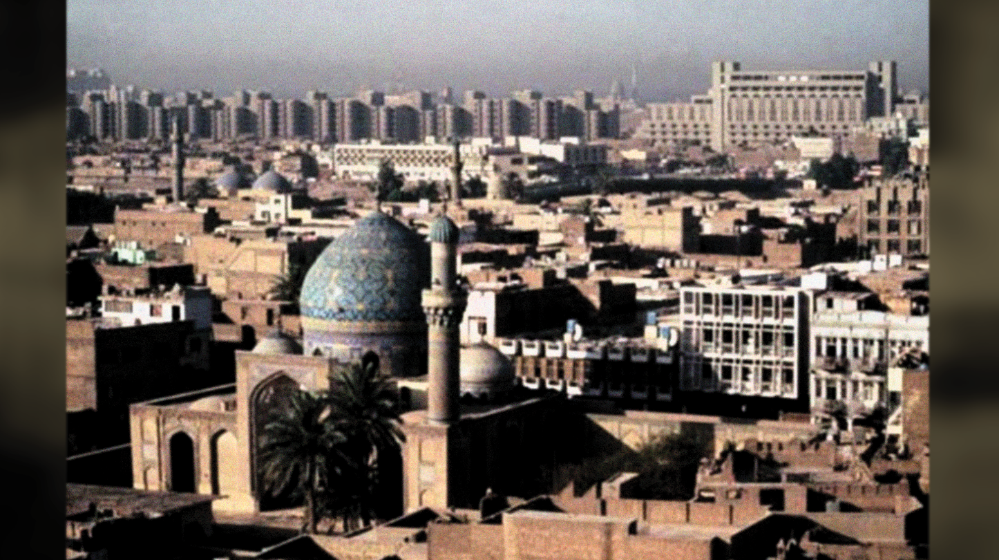 Suasana kota Baghdad, Irak, dengan masjid sebagai ikon utamanya. (Foto: Istimewa)