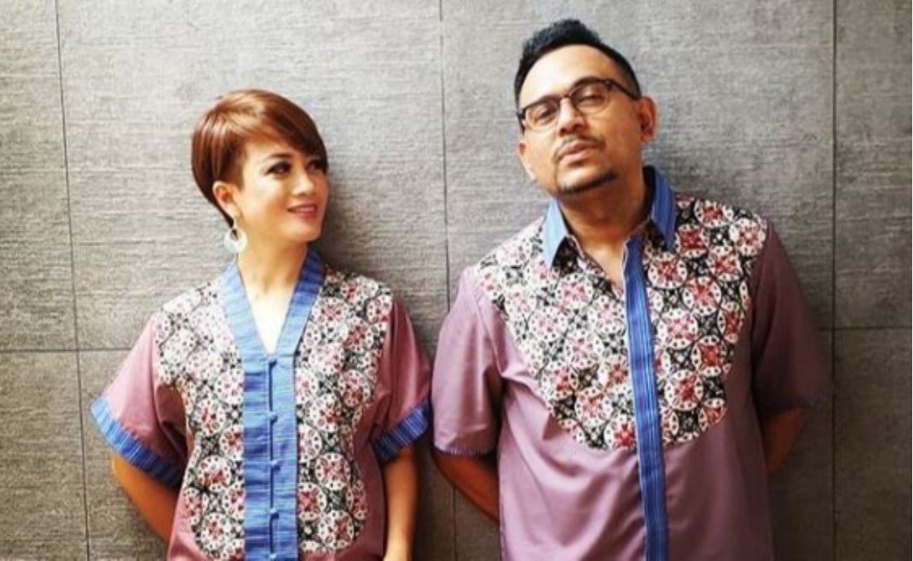 Mantan presenter berita Metro TV, Prita Laura bersama mendiang suaminya, Marthin Saba. (Foto: Instagram)