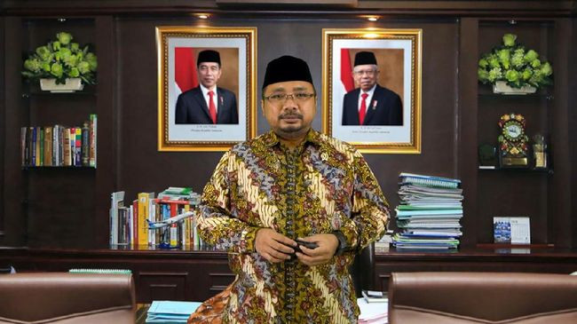 Menteri Agama Yaqut Cholil Qoumas usulkan doa bersama di forum internal Kementerian Agama (Kemenag). (Foto: Dok. Kemenag)