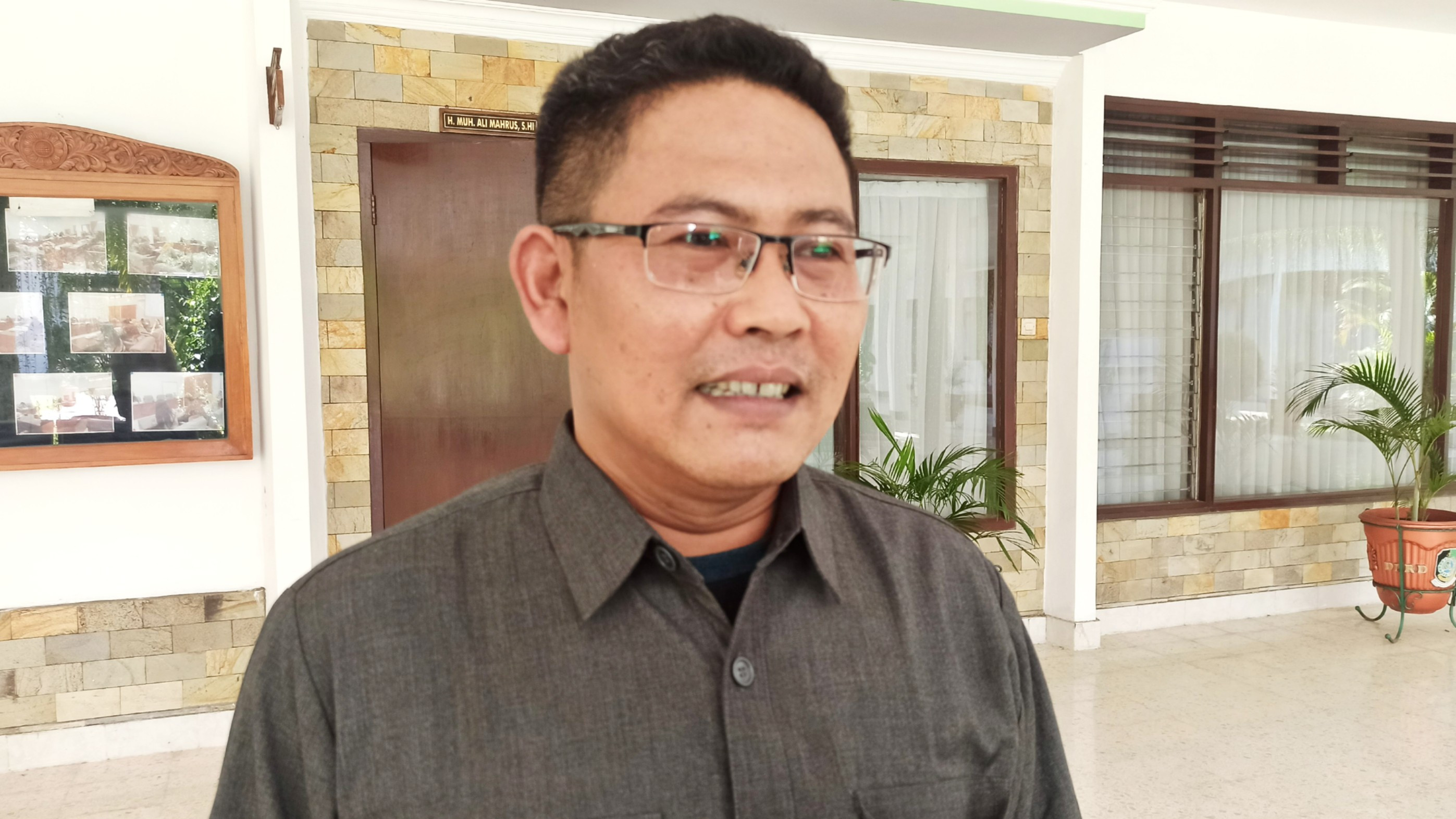 Ketua Bapemperda DPRD Banyuwangi Sofiandi Susiadi. Bapemperda DPRD Banyuwangi mengusulkan adanya Perancang Perda untuk memperlancar proses penyusunan dan pembentukan Perda (foto:Muh Hujaini/Ngopibareng.id)