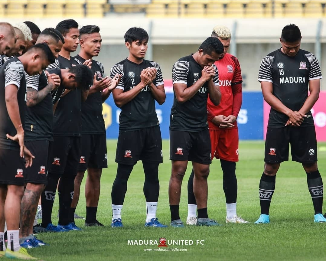 Skuad Madura Unite di Piala Menpora 2021. (Foto: Madura United)