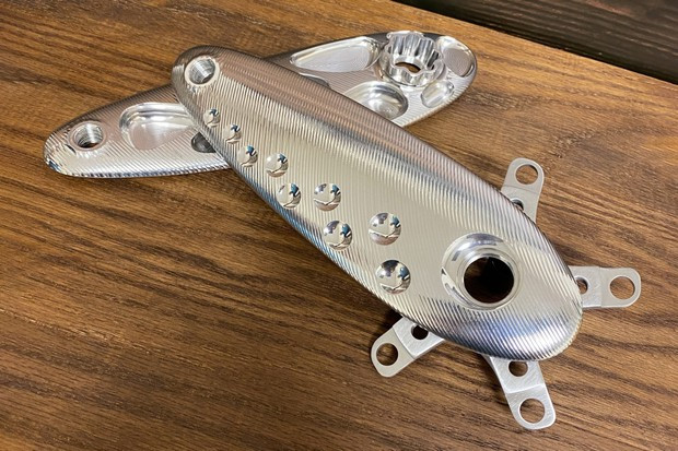 The Cranx, crank arm yang  dibuat oleh Boone Technologies ini berbahan aluminium billet dan diproses dengan sistem CNC. (Foto: Istimewa)