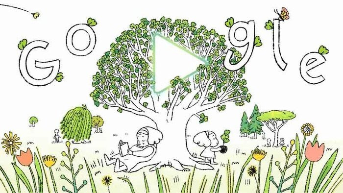 Google Doodle merayakan Hari Bumi atau Earth Day 2021. (Animasi: Sophie Diao/Google)