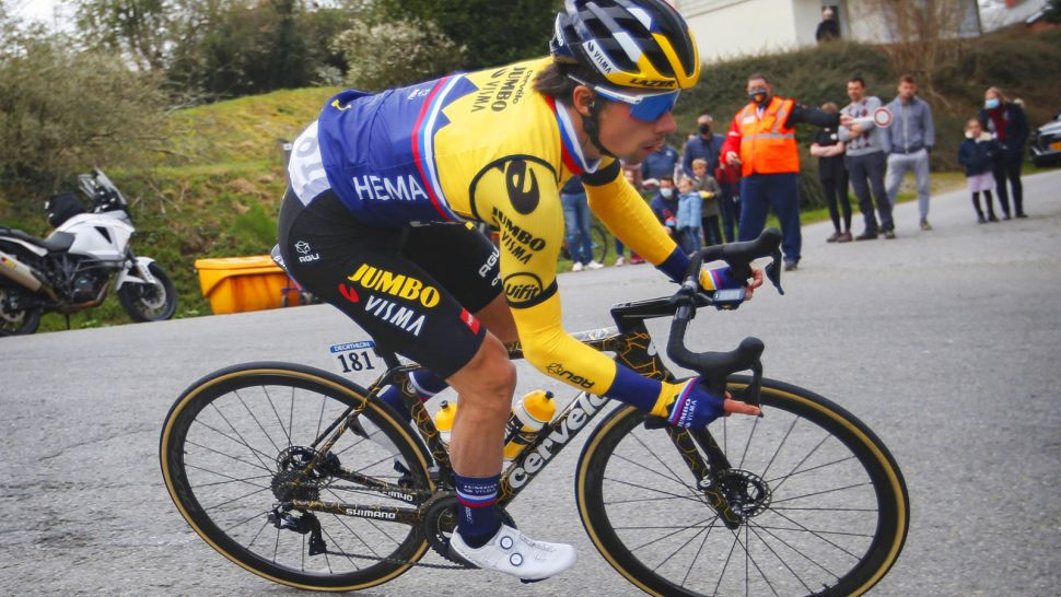 Primoz Roglic meraih juara  dua di La Fleche Wallone dengan sepeda Cervelo baru. (Foto: Istimewa)