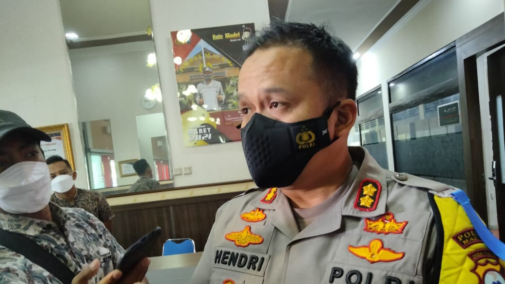 Kapolres Malang, AKBP Hendri Umar saat ditemui di Mapolres Malang (Foto: Lalu Theo/ngopibareng.id)