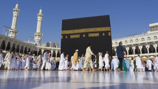 Pelaksanaan ibadah umrah di Masjidil Haram di masa pandemi Covid-19, sesuai protokol kesehatan. (Foto: Istimewa)