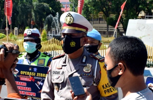 Kasatlantas Polres Bondowoso AKP Didik Sugiarto. (foto: guido/ngopibareng.id)