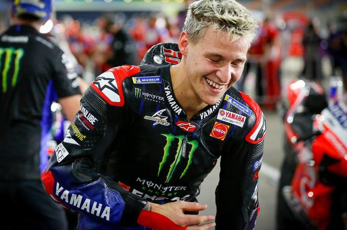 Pembalap Tim Monster Energy Yamaha, Fabio Quartararo pole position MotoGP Spanyol, Minggu 2 Mei 2021 malam WIB. (Foto: Twitter)